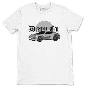 4s Wet Cement shirts to match jordans Dream Car sneaker match tees Air Jordan 4 SE Wet Cement SNRT Sneaker Release Tees unisex cotton White 2 crew neck shirts