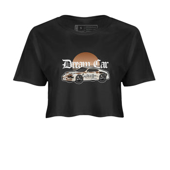 5s Golden Ticket shirts to match jordans Dream Car best t shirts to wear with jordans Air Jordan 5 Golden Ticket match shoes to clothes SNRT Sneaker Tees unisex cotton Black 2 crop tee