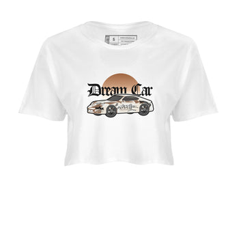 5s Golden Ticket shirts to match jordans Dream Car best t shirts to wear with jordans Air Jordan 5 Golden Ticket match shoes to clothes SNRT Sneaker Tees unisex cotton White 2 crop tee