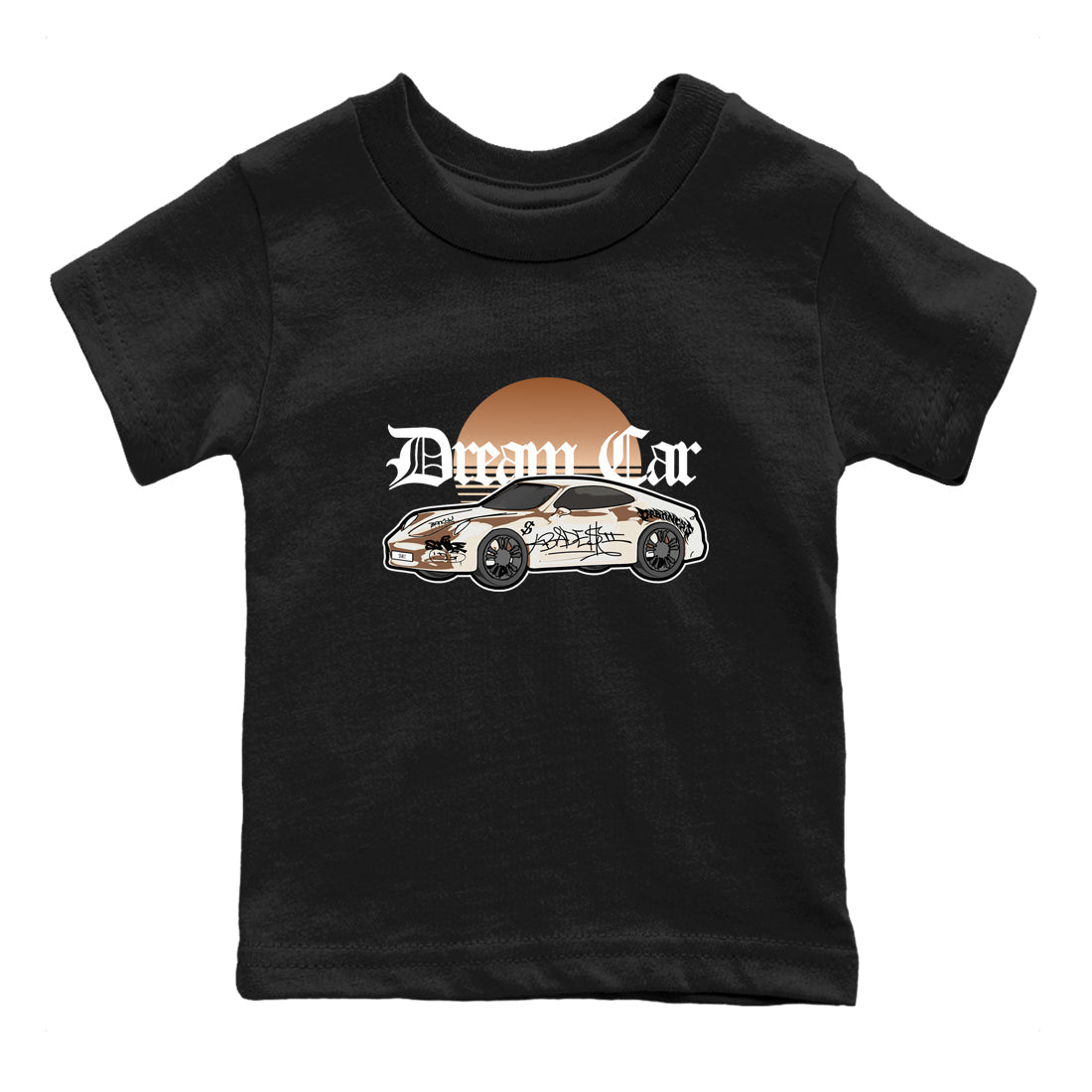 5s Golden Ticket shirts to match jordans Dream Car best t shirts to wear with jordans Air Jordan 5 Golden Ticket match shoes to clothes SNRT Sneaker Tees Youth Baby Black 2 tee
