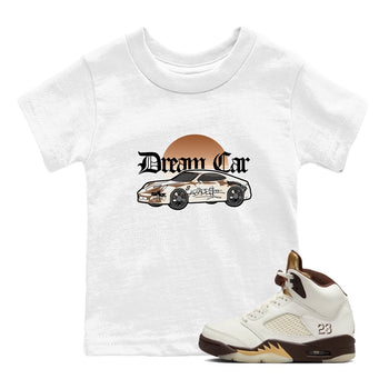 5s Golden Ticket shirts to match jordans Dream Car best t shirts to wear with jordans Air Jordan 5 Golden Ticket match shoes to clothes SNRT Sneaker Tees Youth Baby White 1 tee