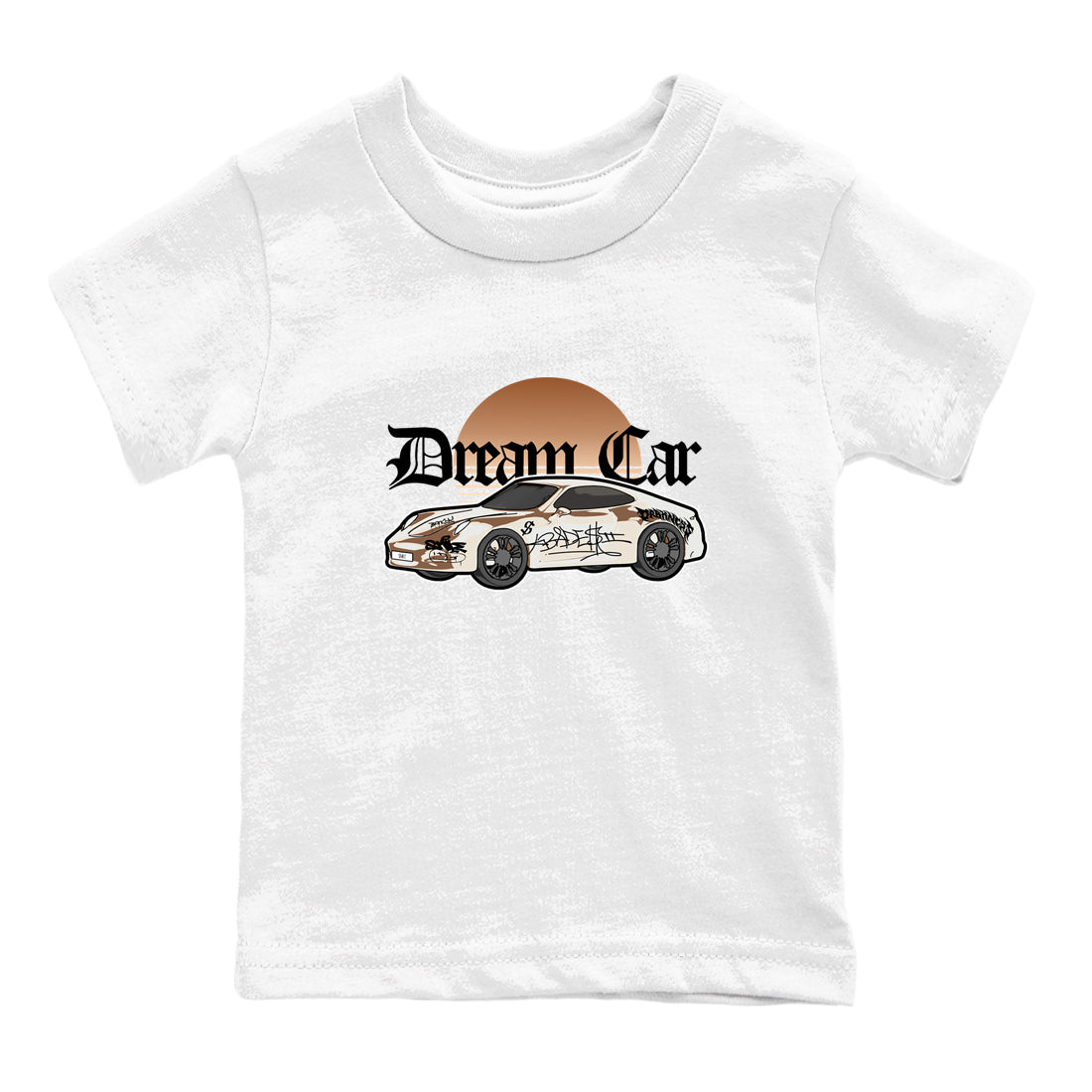 5s Golden Ticket shirts to match jordans Dream Car best t shirts to wear with jordans Air Jordan 5 Golden Ticket match shoes to clothes SNRT Sneaker Tees Youth Baby White 2 tee