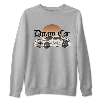 5s Golden Ticket shirts to match jordans Dream Car best t shirts to wear with jordans Air Jordan 5 Golden Ticket match shoes to clothes SNRT Sneaker Tees unisex cotton Heather Grey 2 shirts