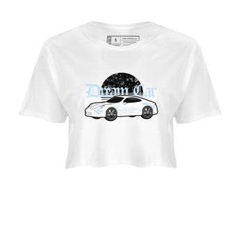 AJ6 White Black shirts to match jordans Dream Car sneaker match tees Air Jordan 6 White Black SNRT Sneaker Tees streetwear brand White 2 crop tee