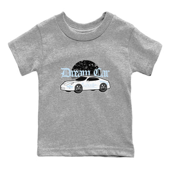 AJ6 White Black shirts to match jordans Dream Car sneaker match tees Air Jordan 6 White Black SNRT Sneaker Tees streetwear brand Baby and Youth Heather Grey 2 cotton tee