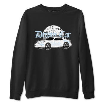 AJ6 White Black shirts to match jordans Dream Car sneaker match tees Air Jordan 6 White Black SNRT Sneaker Tees streetwear brand Black 2 unisex cotton tee