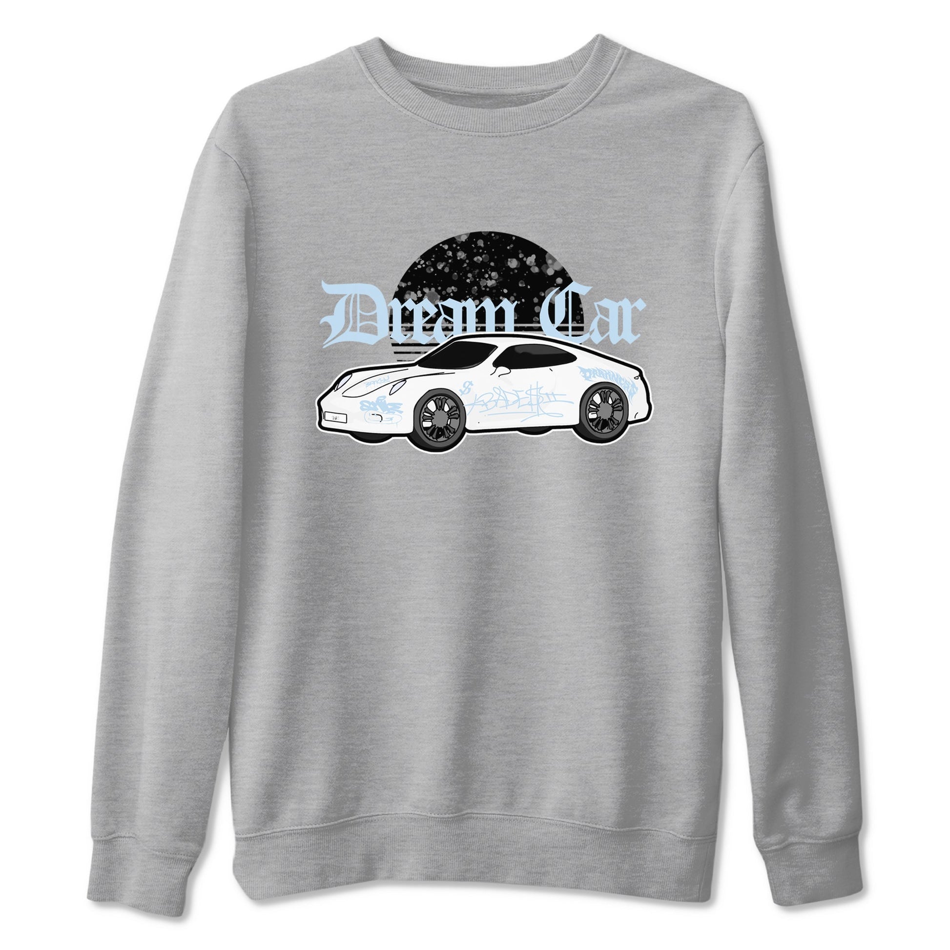 AJ6 White Black shirts to match jordans Dream Car sneaker match tees Air Jordan 6 White Black SNRT Sneaker Tees streetwear brand Heather Grey 2 unisex cotton tee