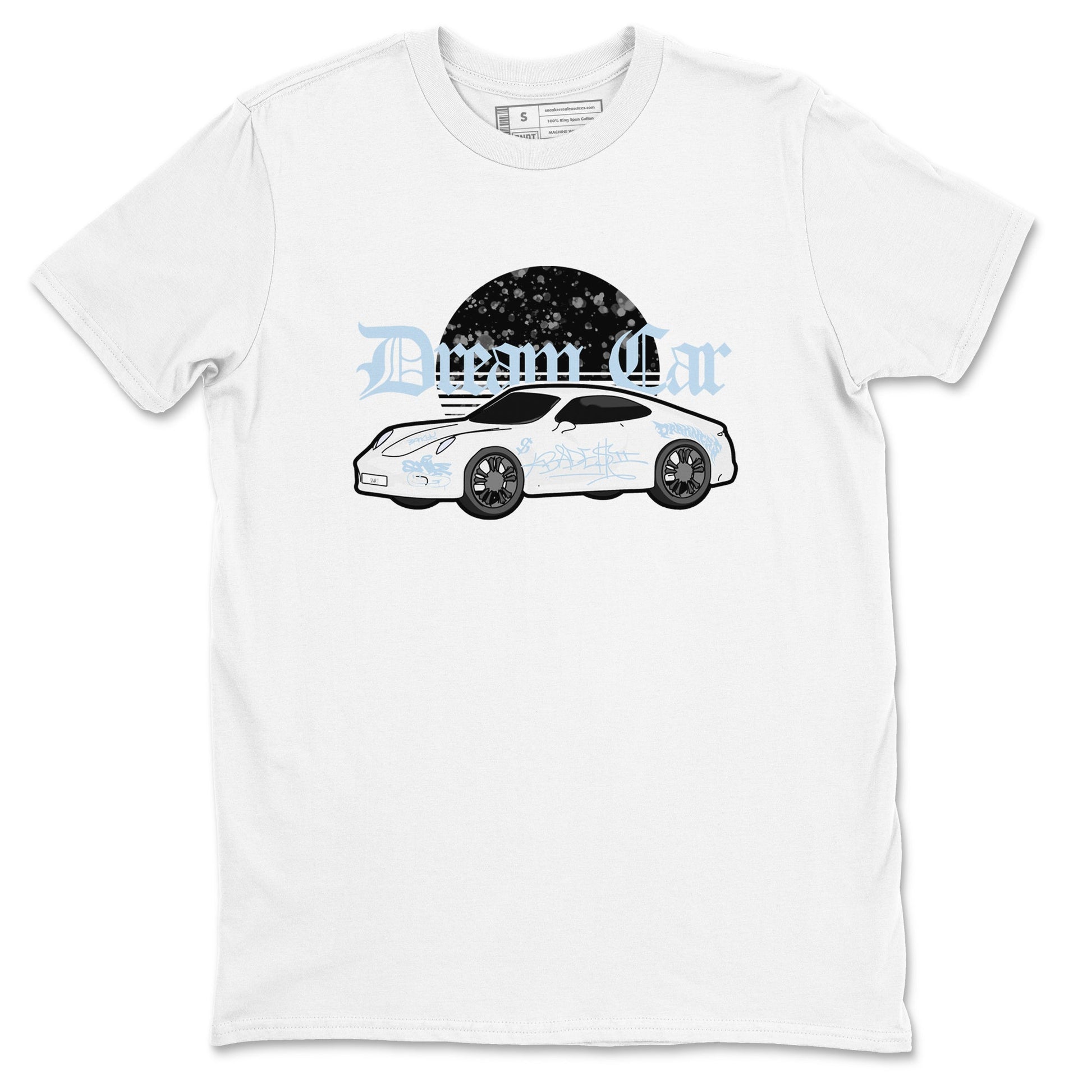 AJ6 White Black shirts to match jordans Dream Car sneaker match tees Air Jordan 6 White Black SNRT Sneaker Tees streetwear brand White 2 unisex cotton tee