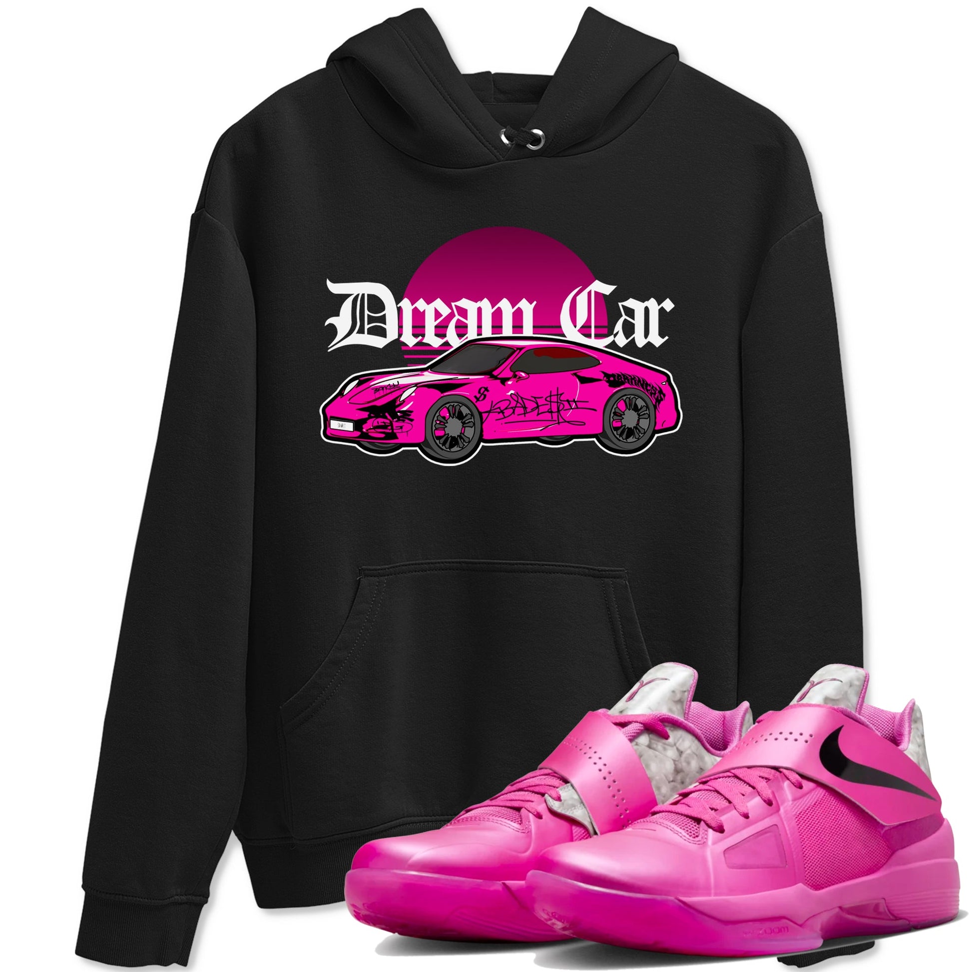 KD 4 Aunt Pearl shirts to match jordans Dream Car graphic tees KD 4 Aunt Pearl t shirts to match sneakers SNRT Sneaker Tees unisex cotton Black 1 shirts