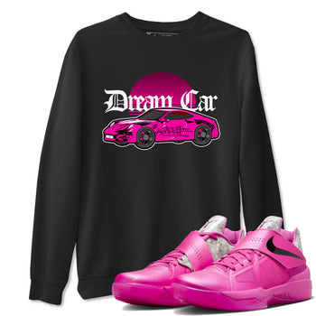 KD 4 Aunt Pearl shirts to match jordans Dream Car graphic tees KD 4 Aunt Pearl t shirts to match sneakers SNRT Sneaker Tees unisex cotton Black 1 shirts