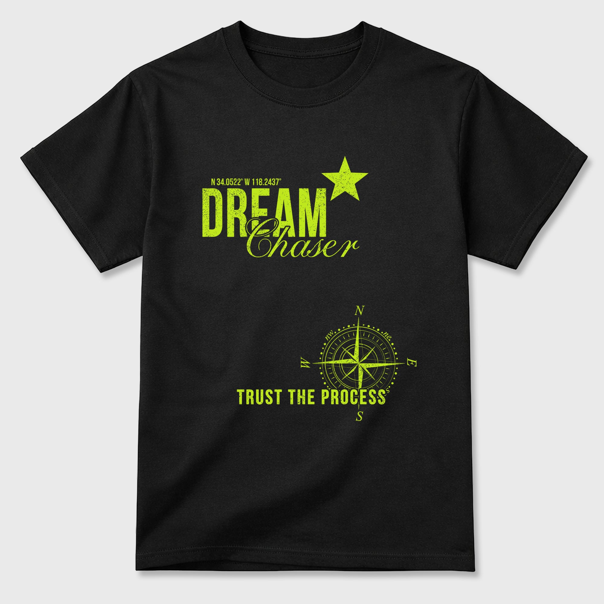 Sneaker match tees – Sneaker Tees To Match Air Foamposite Pro Black Shoes – Dream Chaser Tee Black 2
