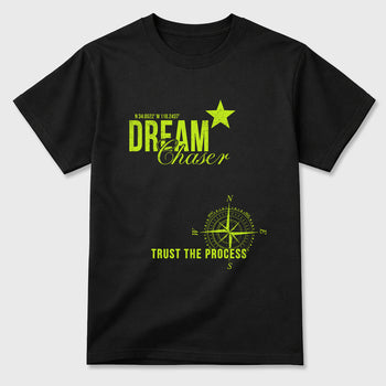 Sneaker match tees – Sneaker Tees To Match Air Foamposite Pro Black Shoes – Dream Chaser Tee Black 2