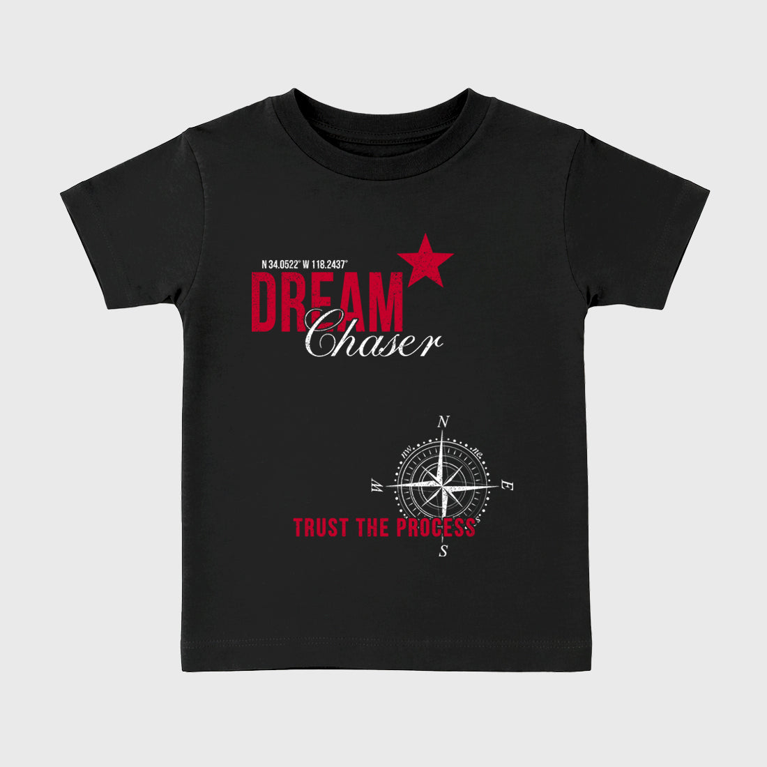 Sneaker match tees – Sneaker Tees To Match Air Jordan 1 Banned Shoes – Dream Chaser Kids T-Shirt Black 2