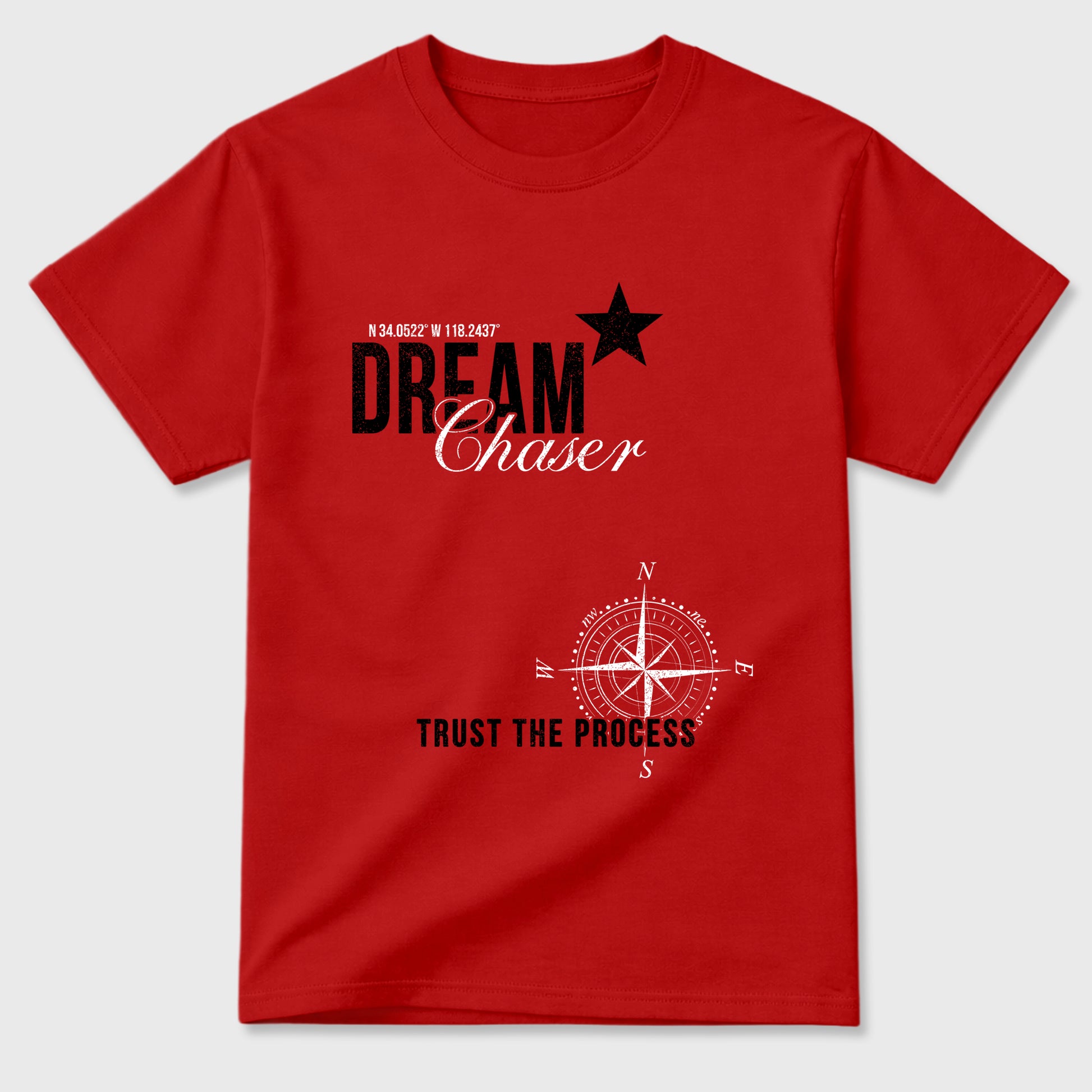 Sneaker match tees – Sneaker Tees To Match Air Jordan 1 Banned Shoes – Dream Chaser Tee Red 2