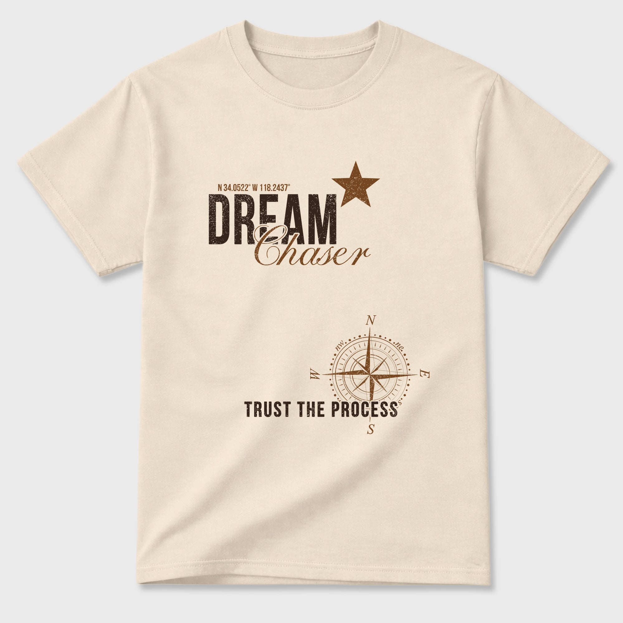 Dream Chaser Graphic T-Shirt featuring original streetwear artwork designed to match the Air Jordan 1 Love Letter. Natural 2 Graphic T-Shirt.