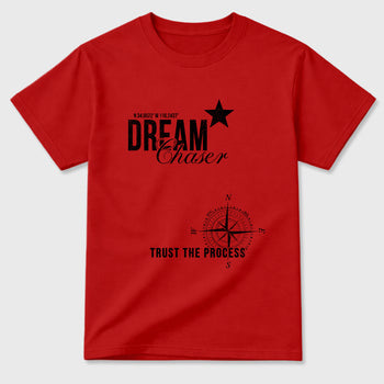 Sneaker match tees – Sneaker Tees To Match Air Jordan 12 Bloodline Shoes – Dream Chaser Tee Red 2
