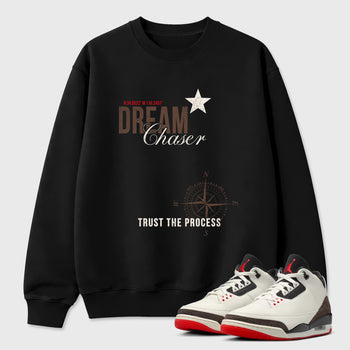 Sneaker match tees – Sneaker Tees To Match Air Jordan 3 World's Best Dad Shoes – Dream Chaser Tee Black 1