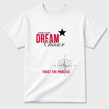 Sneaker match tees – Sneaker Tees To Match Air Jordan 4 Toro Bravo Shoes – Dream Chaser Tee White 2