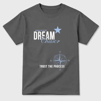 Sneaker match tees – Sneaker Tees To Match Air Jordan 5 White Metallic Shoes – Dream Chaser Tee Cool Grey 2