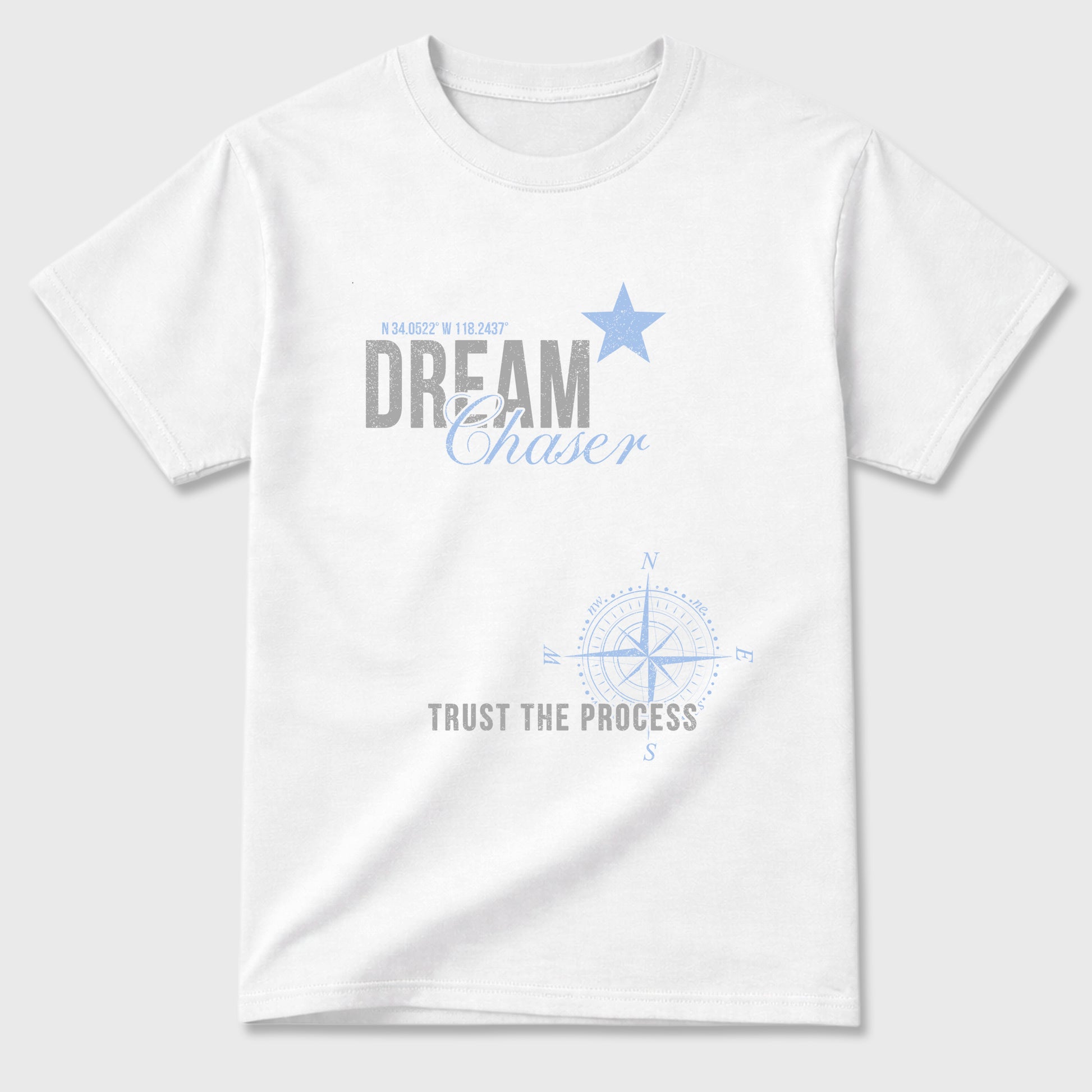 Sneaker match tees – Sneaker Tees To Match Air Jordan 5 White Metallic Shoes – Dream Chaser Tee White 2