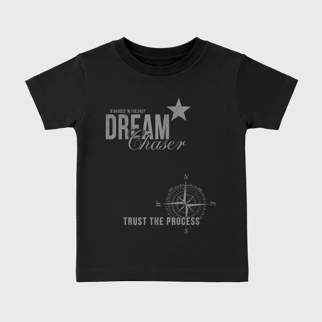 Sneaker match tees – Sneaker Tees To Match Air Jordan 6 Cap and Gown Shoes – Dream Chaser Kids T-Shirt Black 2