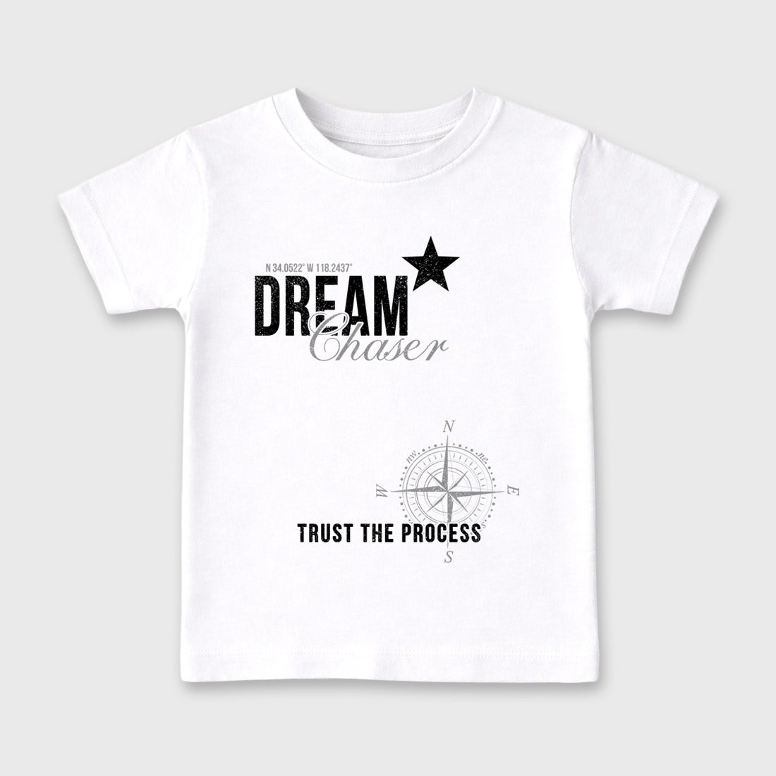Sneaker match tees – Sneaker Tees To Match Air Jordan 6 Cap and Gown Shoes – Dream Chaser Kids T-Shirt White 2