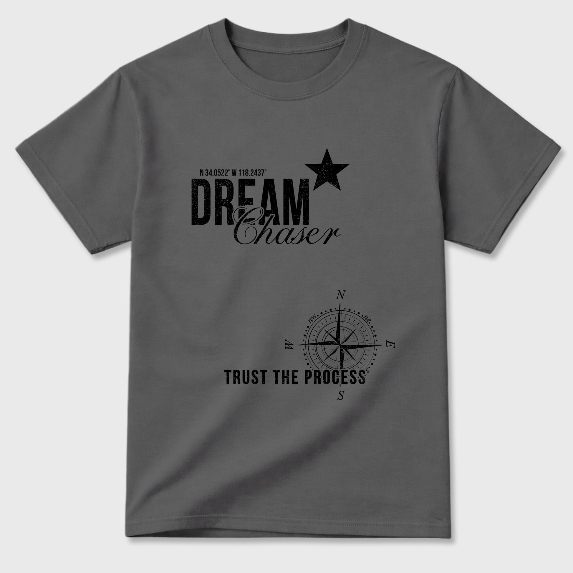 Sneaker match tees – Sneaker Tees To Match Air Jordan 6 Cap and Gown Shoes – Dream Chaser Tee Cool Grey 2