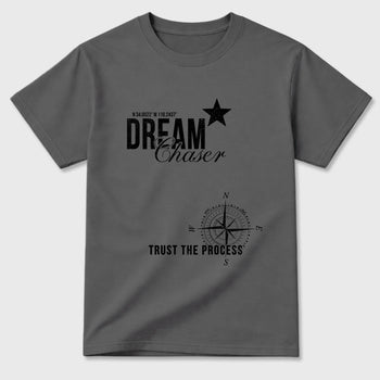 Sneaker match tees – Sneaker Tees To Match Air Jordan 6 Cap and Gown Shoes – Dream Chaser Tee Cool Grey 2