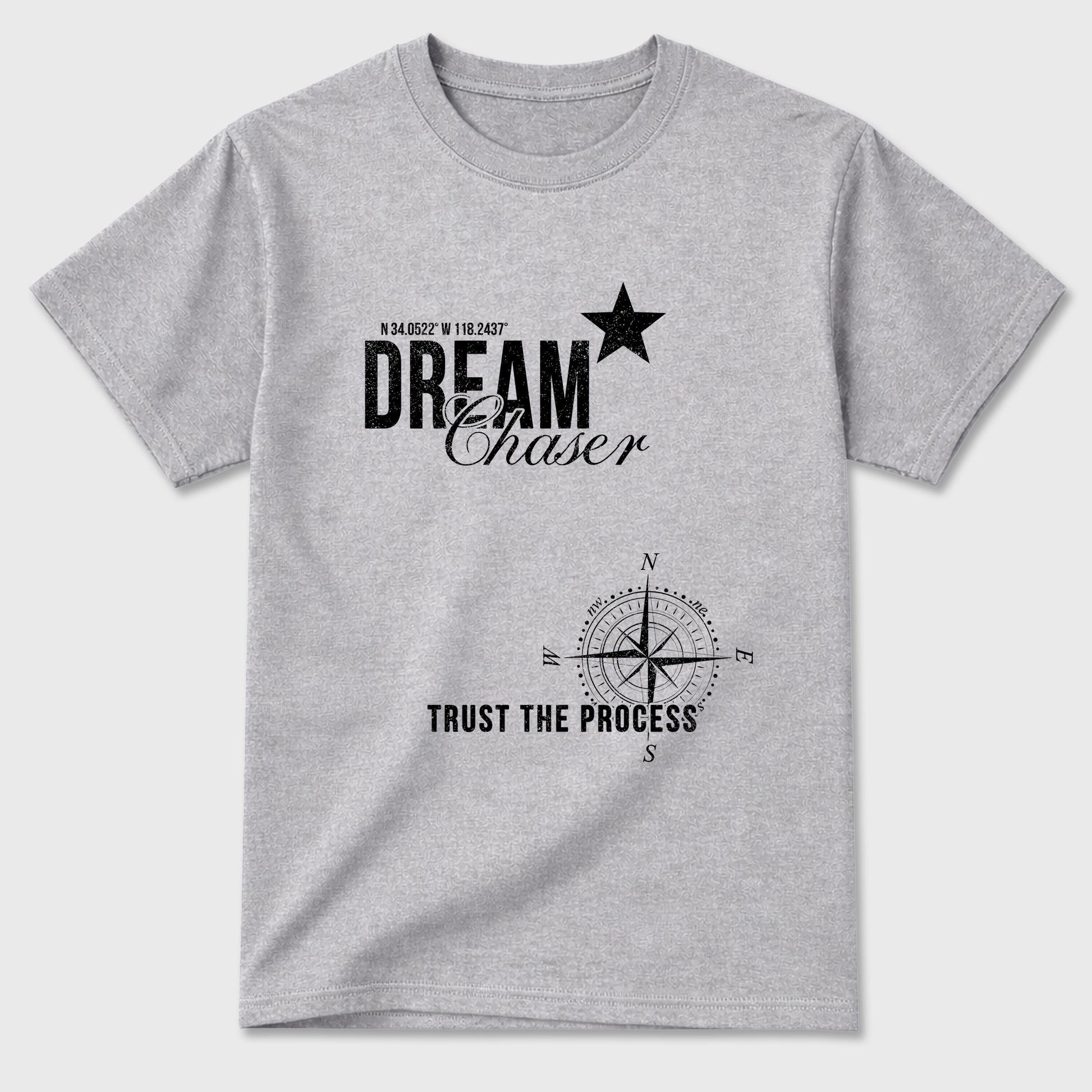 Sneaker match tees – Sneaker Tees To Match Air Jordan 6 Cap and Gown Shoes – Dream Chaser Tee Heather Grey 2