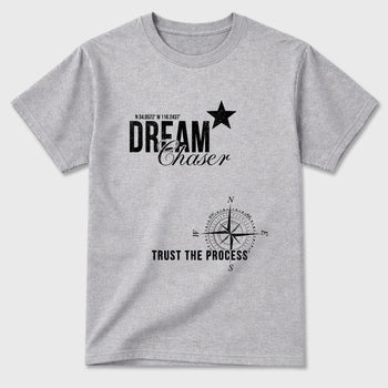 Sneaker match tees – Sneaker Tees To Match Air Jordan 6 Cap and Gown Shoes – Dream Chaser Tee Heather Grey 2