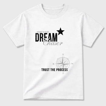 Sneaker match tees – Sneaker Tees To Match Air Jordan 6 Cap and Gown Shoes – Dream Chaser Tee White 2
