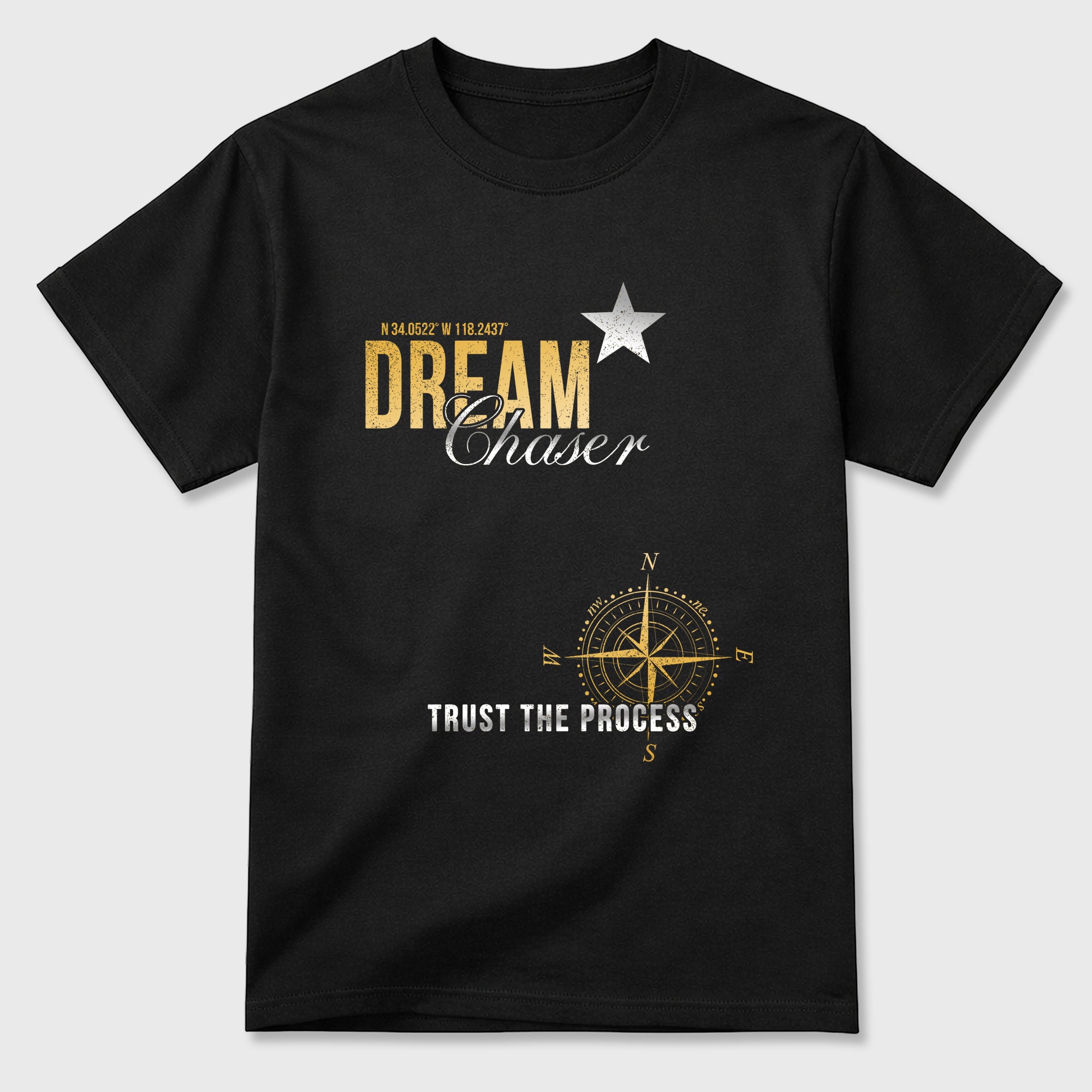 Dream Chaser Graphic T-Shirt featuring original streetwear artwork designed to match the Air Max 90 Trophies. Black 2 Graphic T-Shirt.