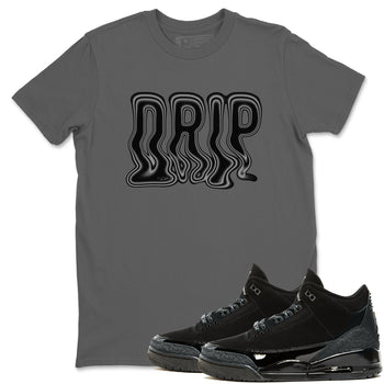 Air Jordan 3 Black Cat shirts to match jordans Drip sneaker tees 3s Retro Black Cat best t-shirts to wear with jordans SNRT Sneaker Tees unisex cotton Cool Grey 1 shirts