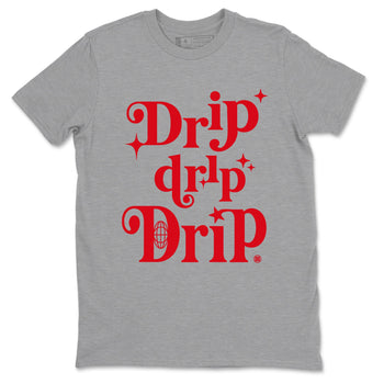 AE 1 Bred shirts to match jordans Drip Drip Drip sneaker match tees AE 1 Bred match shoes to clothes SNRT Sneaker Tees unisex cotton Heather Grey 2 shirts