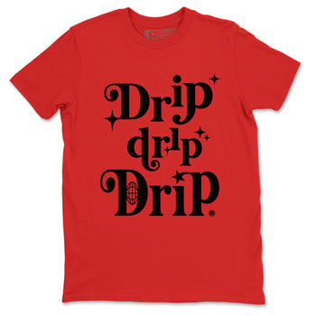 AE 1 Bred shirts to match jordans Drip Drip Drip sneaker match tees AE 1 Bred match shoes to clothes SNRT Sneaker Tees unisex cotton Red 2 shirts