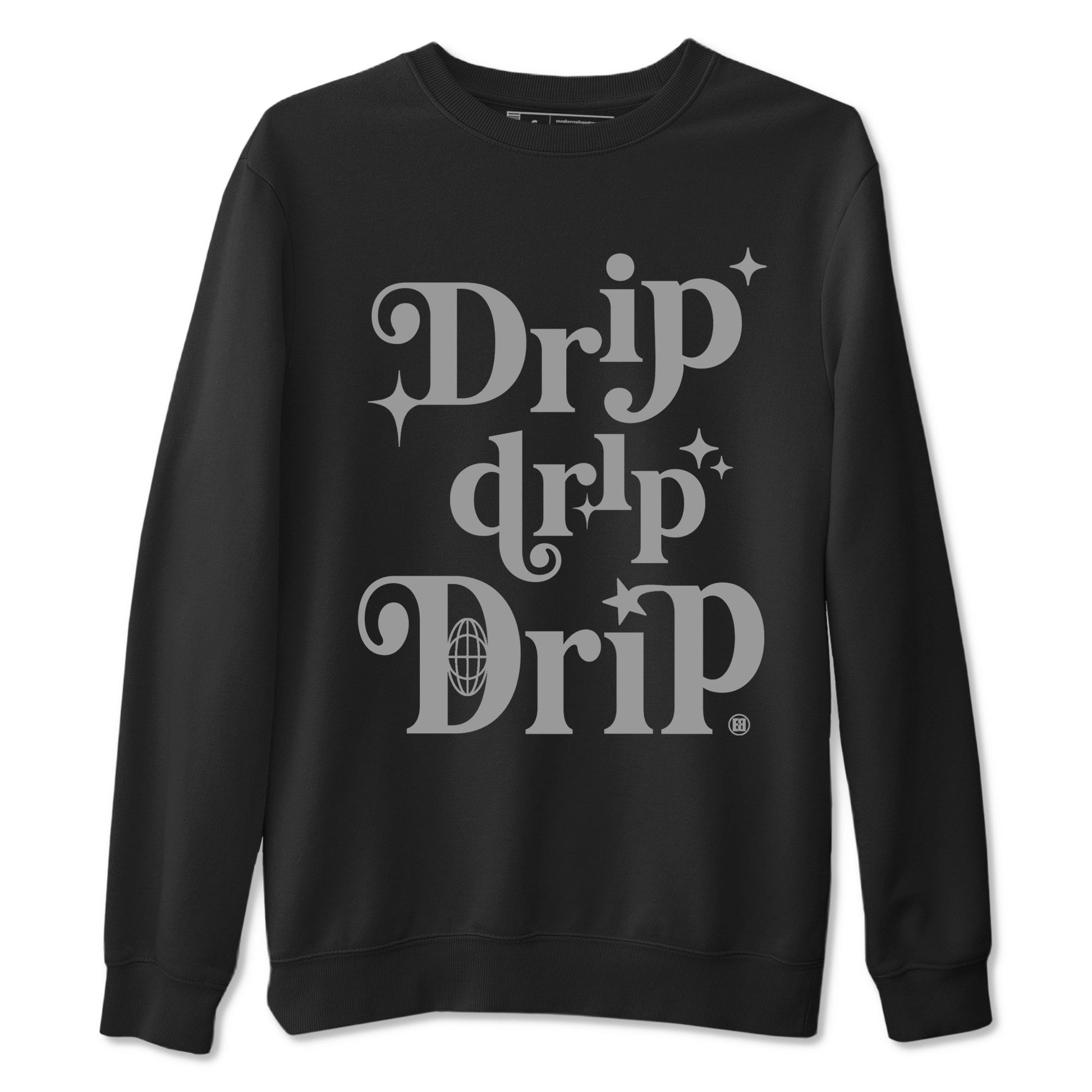 12s Black Wolf Grey shirts to match jordans Drip Drip Drip sneaker match tees Air Jordan 12 Barons match shoes to clothes SNRT Sneaker Tees unisex cotton Black 2 shirts