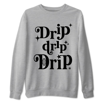 12s Black Wolf Grey shirts to match jordans Drip Drip Drip sneaker match tees Air Jordan 12 Barons match shoes to clothes SNRT Sneaker Tees unisex cotton Heather Grey 2 shirts