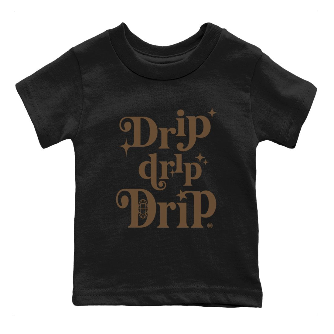 Jordan Jumpman Jack Travis Scott Dark Mocha shirts to match jordans Drip Drip Drip sneaker match tees Jordan Jumpman Jack Travis Scott Dark Mocha match shoes to clothes SNRT Sneaker Tees Youth Baby Black 2 tee