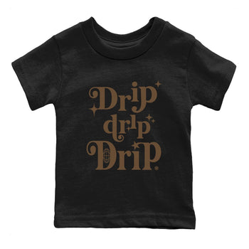 Jordan Jumpman Jack Travis Scott Dark Mocha shirts to match jordans Drip Drip Drip sneaker match tees Jordan Jumpman Jack Travis Scott Dark Mocha match shoes to clothes SNRT Sneaker Tees Youth Baby Black 2 tee