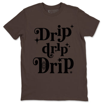 Jordan Jumpman Jack Travis Scott Dark Mocha shirts to match jordans Drip Drip Drip sneaker match tees Jordan Jumpman Jack Travis Scott Dark Mocha match shoes to clothes SNRT Sneaker Tees unisex cotton Dark Chocolate 2 shirts