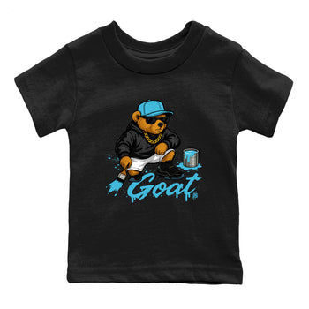 Sneaker Threads – Sneaker Tees To Match Air Jordan 11 Retro Gamma – Drip the GOAT Youth Graphic Tee Black 2. Perfect for Jordan releases 2025 colorways.