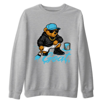 Sneaker Threads – Sneaker Tees To Match Air Jordan 11 Retro Gamma – Drip the GOAT Graphic Tee Heather Grey 2. Perfect for Jordan releases 2025 colorways.