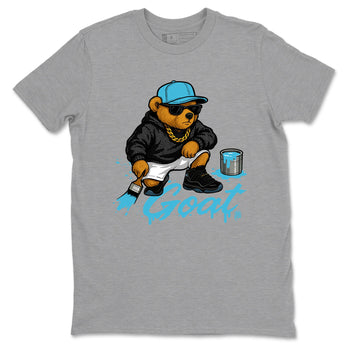 Sneaker Threads – Sneaker Tees To Match Air Jordan 11 Retro Gamma – Drip the GOAT Graphic Tee Heather Grey 2. Perfect for Jordan releases 2025 colorways.