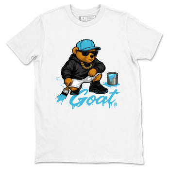 Sneaker Threads – Sneaker Tees To Match Air Jordan 11 Retro Gamma – Drip the GOAT Graphic Tee White 2. Perfect for Jordan releases 2025 colorways.
