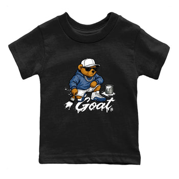 Sneaker match tees – Sneaker Tees To Match Air Jordan 12 French Blue Shoes – Drip the GOAT Kids T-Shirt Black 2