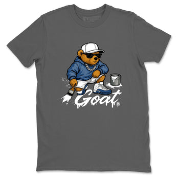 Sneaker match tees – Sneaker Tees To Match Air Jordan 12 French Blue Shoes – Drip the GOAT Tee Cool Grey 2
