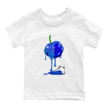 AJ12 Blueberry shirts to match jordans Dripping Blueberry sneaker match tees AJ12 Blueberry SNRT Sneaker Tees streetwear brand Baby and Youth White 2 cotton tee