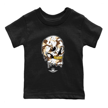 WNBA x Air Jordan 3 “Desert Camo” shirts to match jordans Dripping Camo Skull sneaker match tees Air Jordan 3 Desert Camo SNRT Sneaker Release Tees Clothing Sneakerhead ShirtsBaby and Youth Black 2 cotton tee