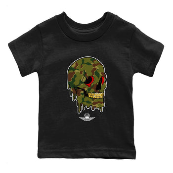 Air Max 90 Duck Camo shirts to match jordans Dripping Camo Skull sneaker match tees Air Max 90 Reverse Duck Camo match shoes to clothes SNRT Sneaker Tees Youth Baby Black 2 tee