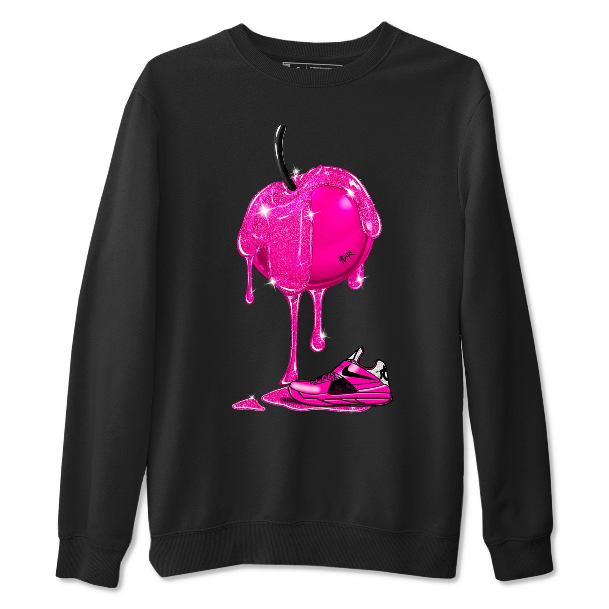 Nike KD 4 Retro Aunt Pearl shirts to match jordans Dripping Cherries sneaker match tees Nike KD 4 Aunt Pearl match shoes to clothes SNRT Sneaker Tees unisex cotton Black 2 shirts